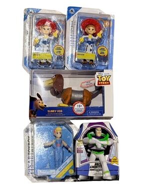 ZURU Mini Brands | Toy Story Mini Figure Lot | Jessie Buzz Bo Peep Slinky